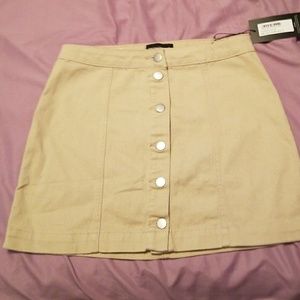 Khaki skirt